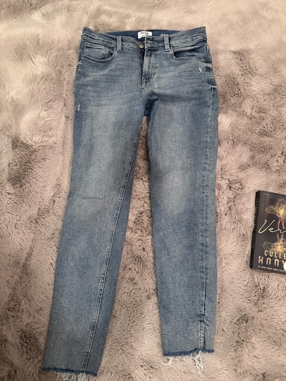 Kensie Light Blue Cropped Skinny Jeans